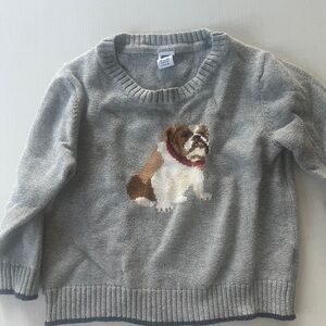 Janie + Jack 18-24M Bulldog Sweater